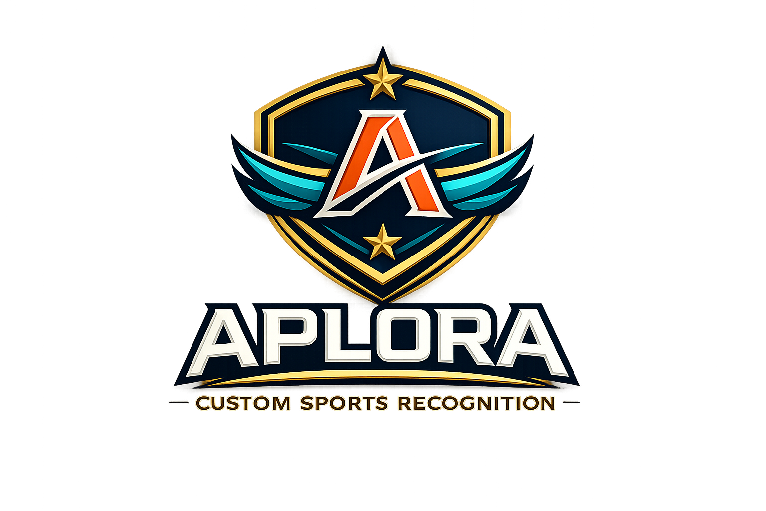 APLORA custom sports recognition logo